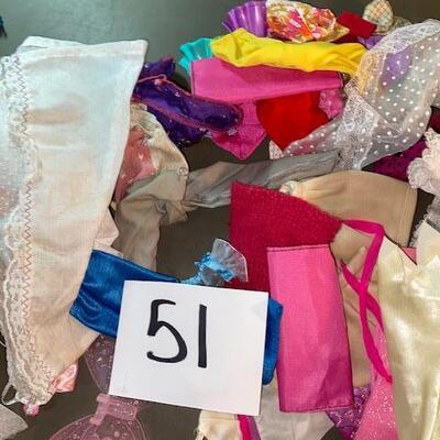 Lot 51- Barbie clothes