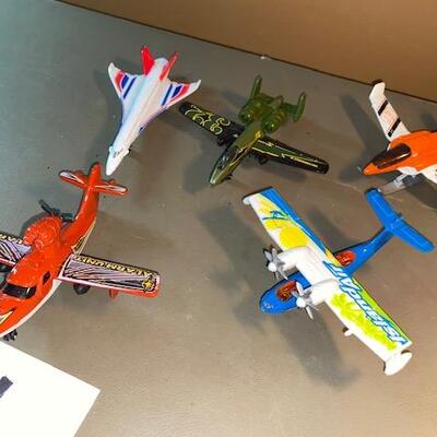 Lot 54- Die Cast Planes, hot wheels and others