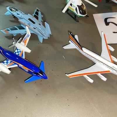 Lot 54- Die Cast Planes, hot wheels and others