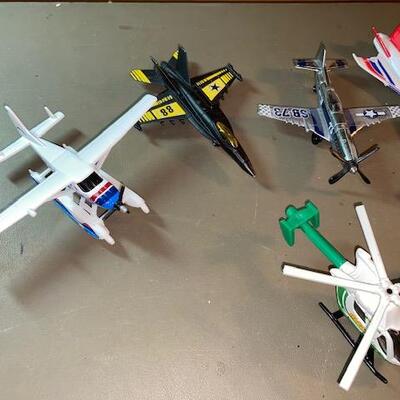 Lot 54- Die Cast Planes, hot wheels and others