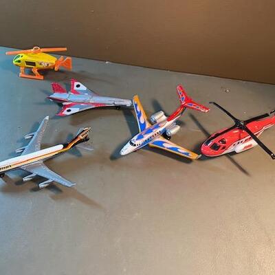 Lot 55- Die Cast Planes, hot wheels and others