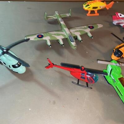 Lot 55- Die Cast Planes, hot wheels and others