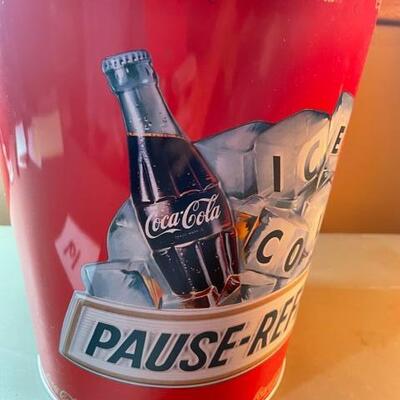 Lot 61- Coca Cola Trash Can