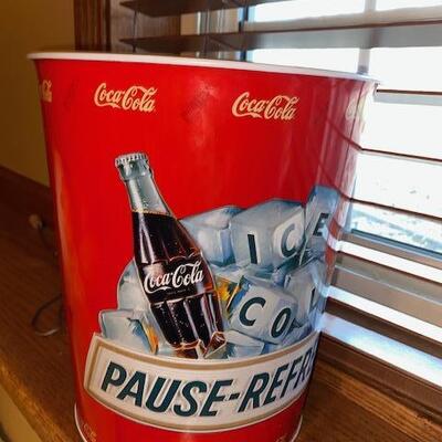 Lot 61- Coca Cola Trash Can
