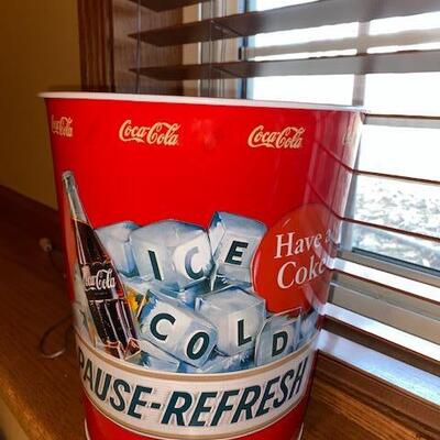 Lot 61- Coca Cola Trash Can