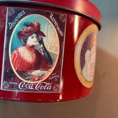 Lot 64- 3 Coca Cola Tins
