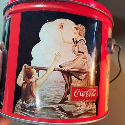 Lot 64- 3 Coca Cola Tins