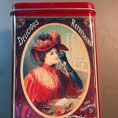 Lot 65-   Two Coca Cola Tins
