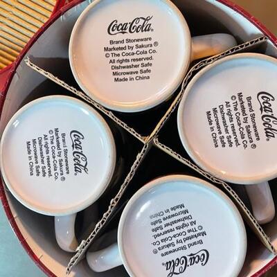 Lot 66 - 4 Coca Cola Mugs