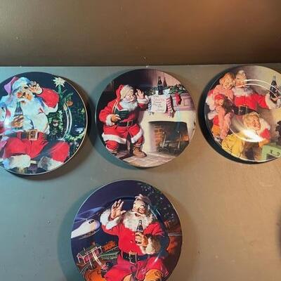 Lot 67- Coca Cola Plate Set