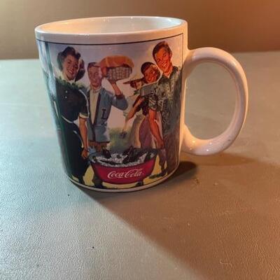 Lot 71- Coca Cola Mug and plate set, Summer