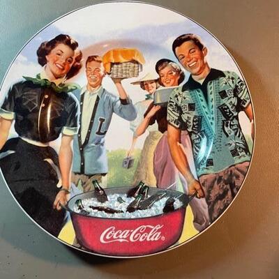 Lot 71- Coca Cola Mug and plate set, Summer