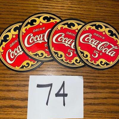 Lot 74 - Coca Cola coasters