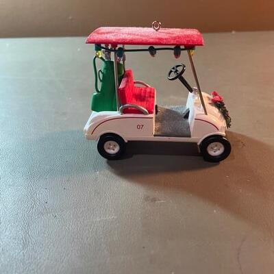 Lot 76- Golf Ornaments