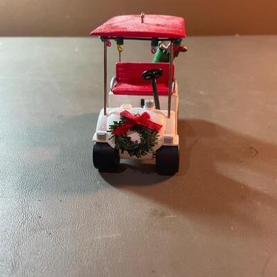 Lot 76- Golf Ornaments