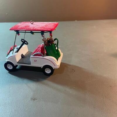 Lot 76- Golf Ornaments