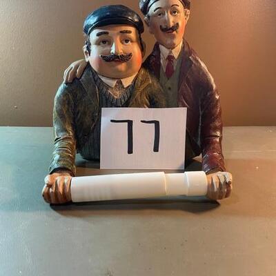 Lot 77-Golf buddies Toilet Paper Holder