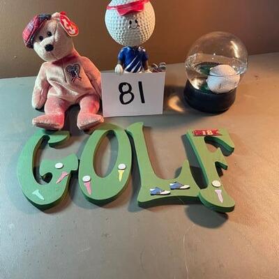 Lot 81 - Golf items