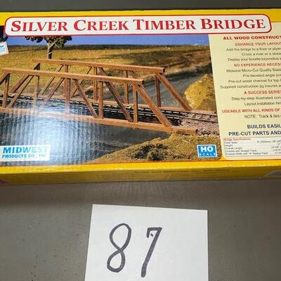 Lot 87- HO Scale Silver creek Timber Bridge