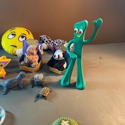 Lot 103 - toys, Mario, Gumby