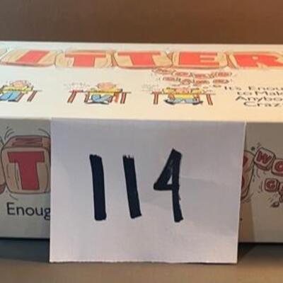 Lot 114 - Jitters Word Game