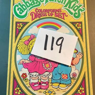 Lot 119 - Colorforms Cabbage Patch Kids