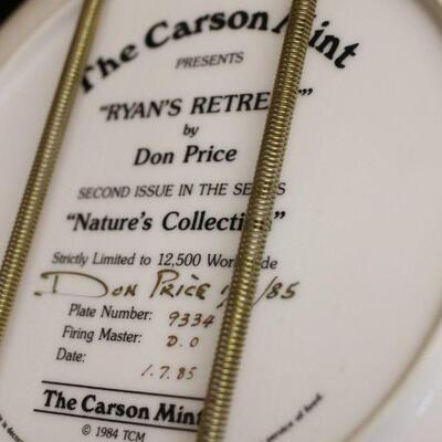 Lot 62 Signed Don Price Collectible Dishes