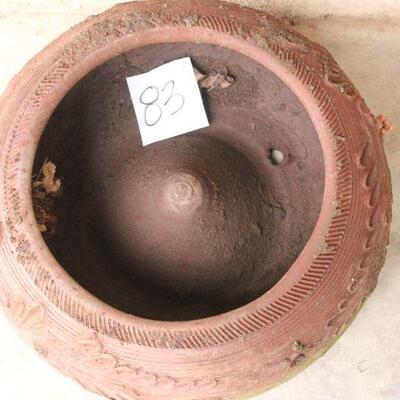 Lot 83 Vintage Round Hose Pot