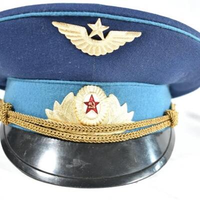 Authentic Soviet Air Force Officer's Peaked Hat