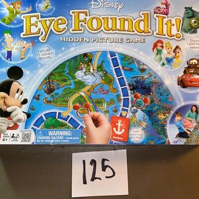 Lot 125 - Eye Found It Disney 