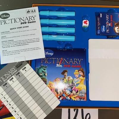 Lot 126 - Pictionary DVD Disney Game