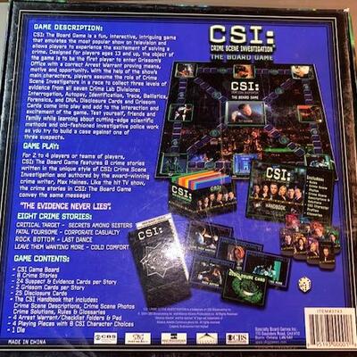 Lot 129- CSI Board Game