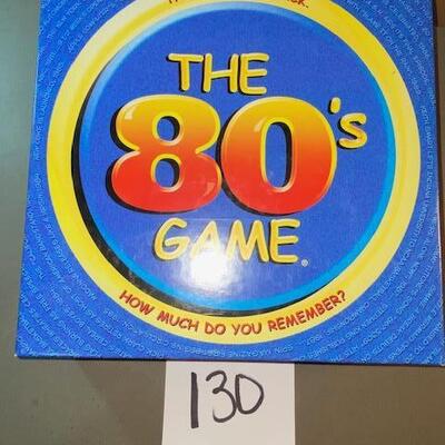 Lot 130 - The 80's Game