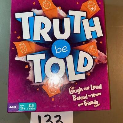 Lot 133 - Truth be Told Board Game
