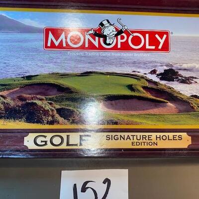 Lot 152 - Monopoly Golf Game