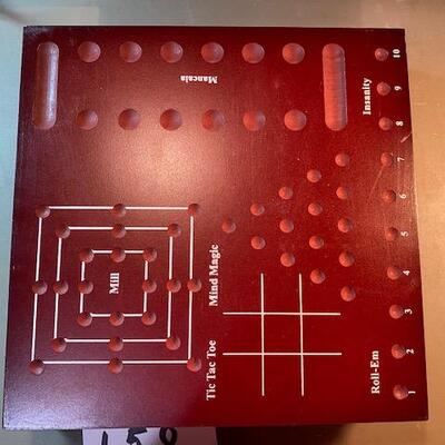 Lot 158 - Checkers and other games