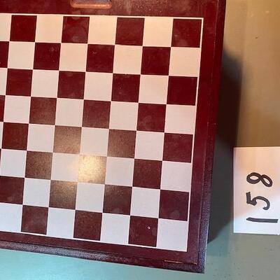 Lot 158 - Checkers and other games