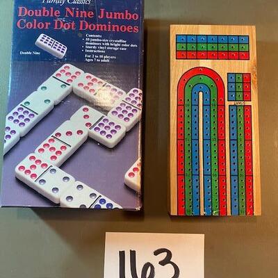 Lot 163 - Dominoes and Cribbage