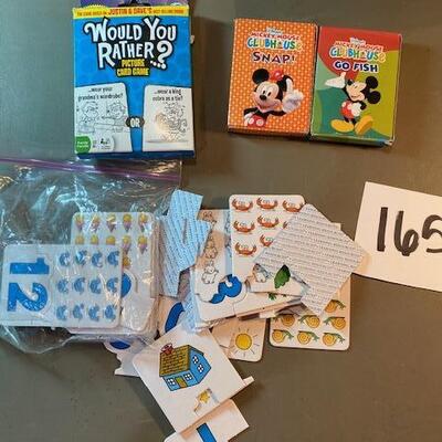 Lot 165- Childrens card games