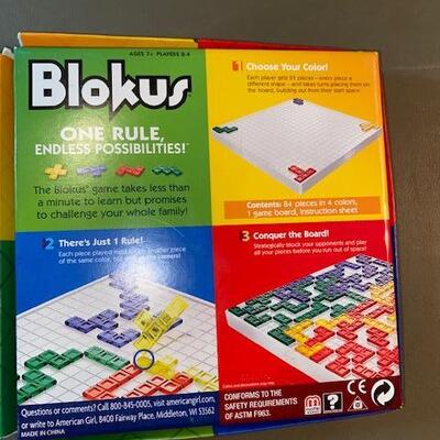 Lot 169 -Skip Bo and Blokus Games