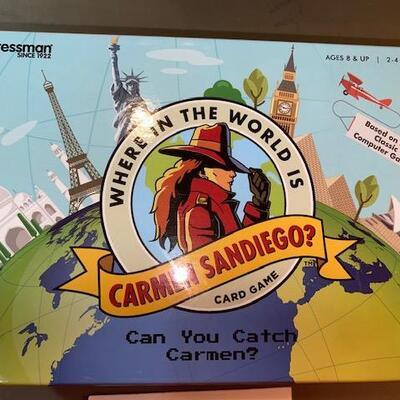 Lot 170 - Where in the world is Carmen Sandiego Card Game