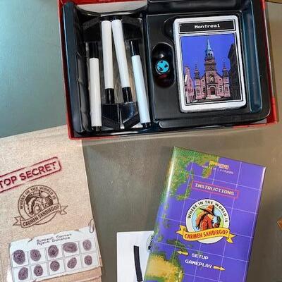 Lot 170 - Where in the world is Carmen Sandiego Card Game