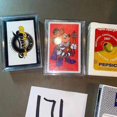 Lot 171 - decks of playing cards