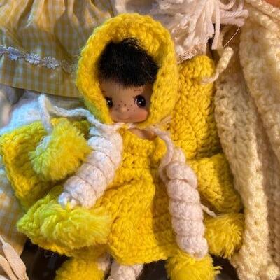 Lot 178 - 4 vintage handmade dolls