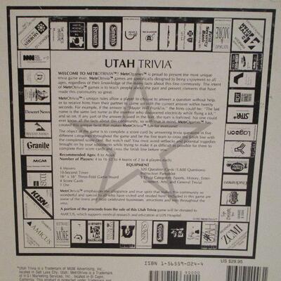 #3 Utah Trivia Game
