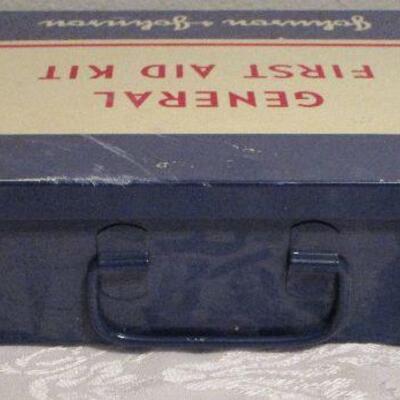 #5 Johnson and Johnson Metal First Aid box