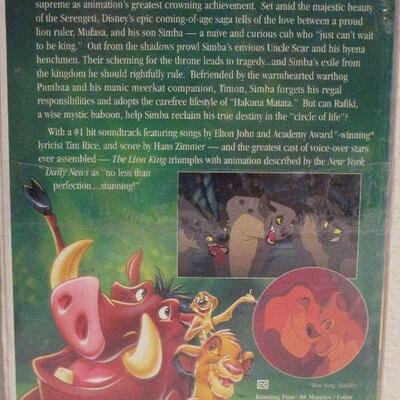 #13 Disney's Lion King VHS new in sealed plastic