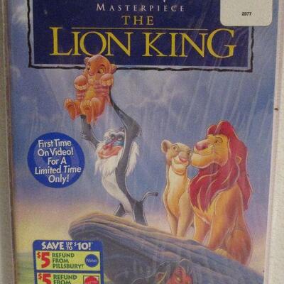 #13 Disney's Lion King VHS new in sealed plastic