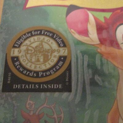 #14 Disney's Bambi VHS new in sealed plastic