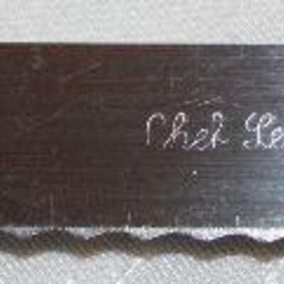 #32 Chef LeBlanc Stainless Steel Serrated 9" Slicing Carving Knife